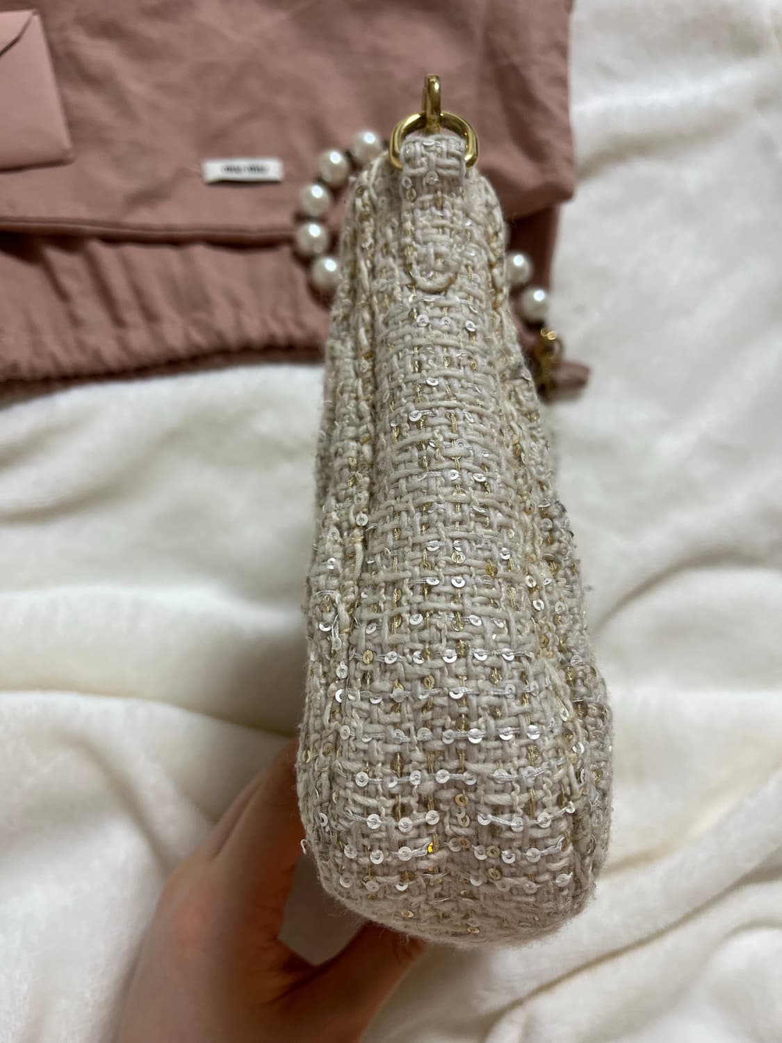 [정품] 미우미우 숄더백 크로스백 가방 백 트위드  상품이미지3