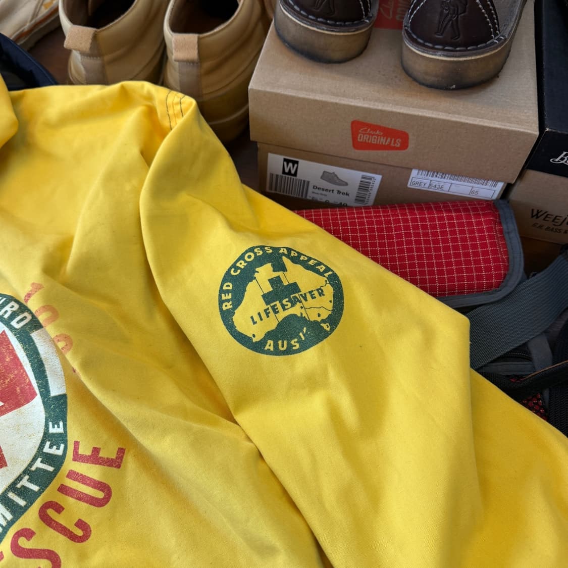 헨리 레어 BY 슈가 케인 서프 레스큐 리버서블 코치 베이스 자켓 상품이미지2