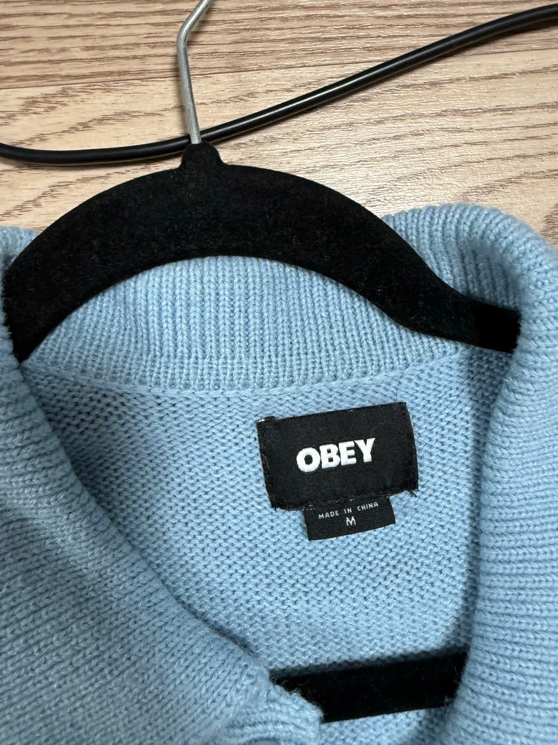 아이앱 오베이 아처 가디건 블루 IAB x Obey 상품이미지4