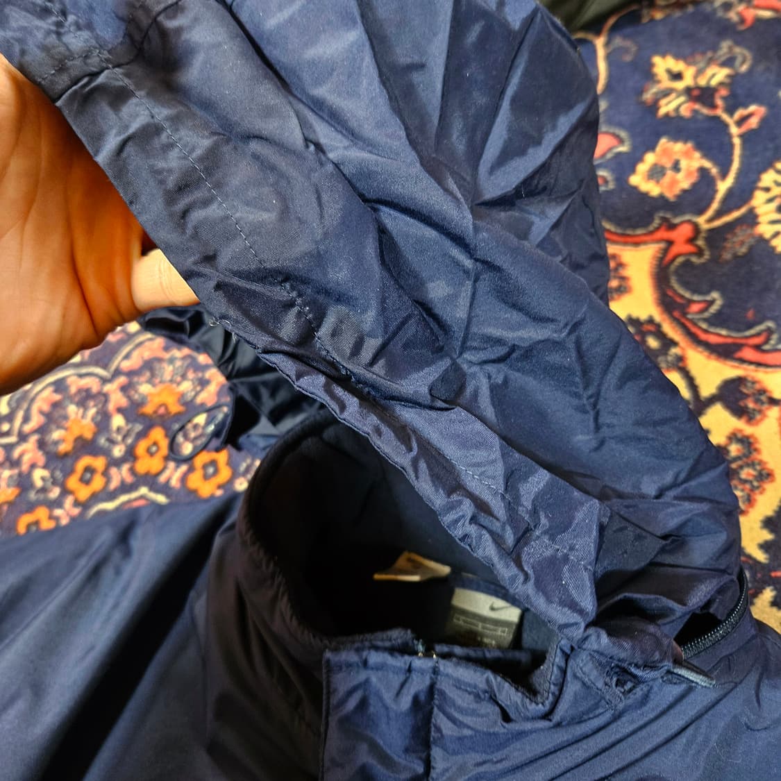 나이키 x 바로셀로나 03~04's 기모 후드 벤치 파카 L size 상품이미지4