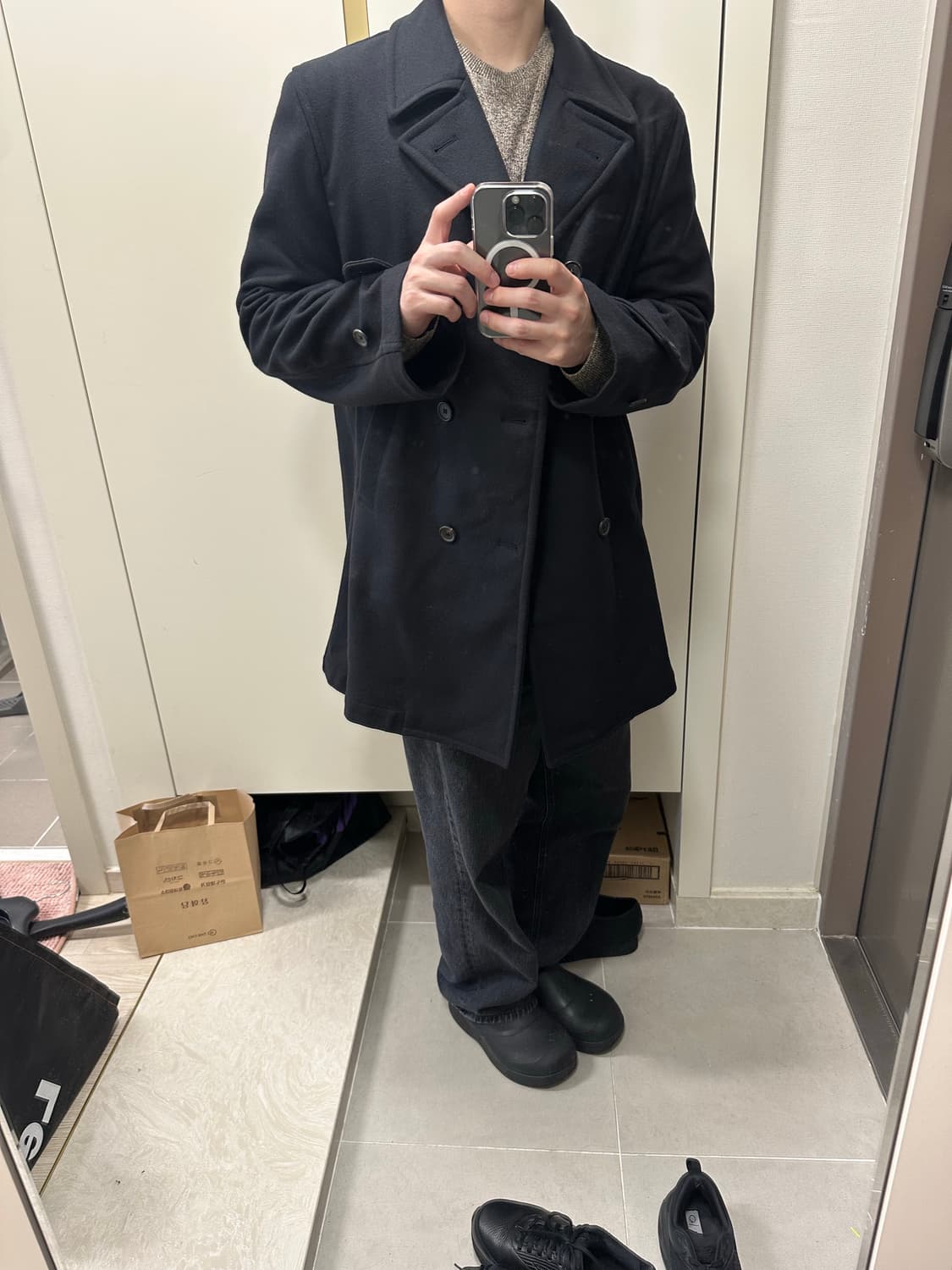 꼼데가르송 셔츠 피코트 상품이미지1