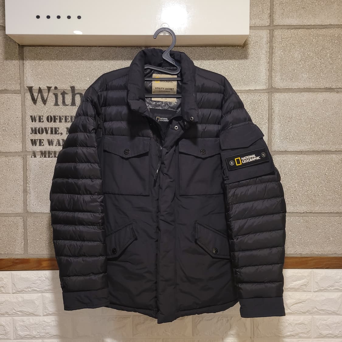 내셔널지오그래픽 유틸리티 다운자켓 L 상품이미지1