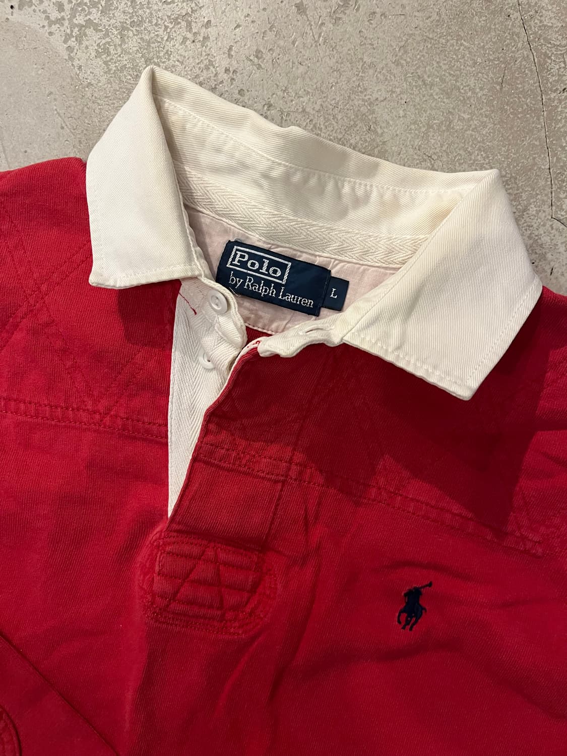 빈티지 랄프로렌 폴로 럭비티셔츠 상품이미지3