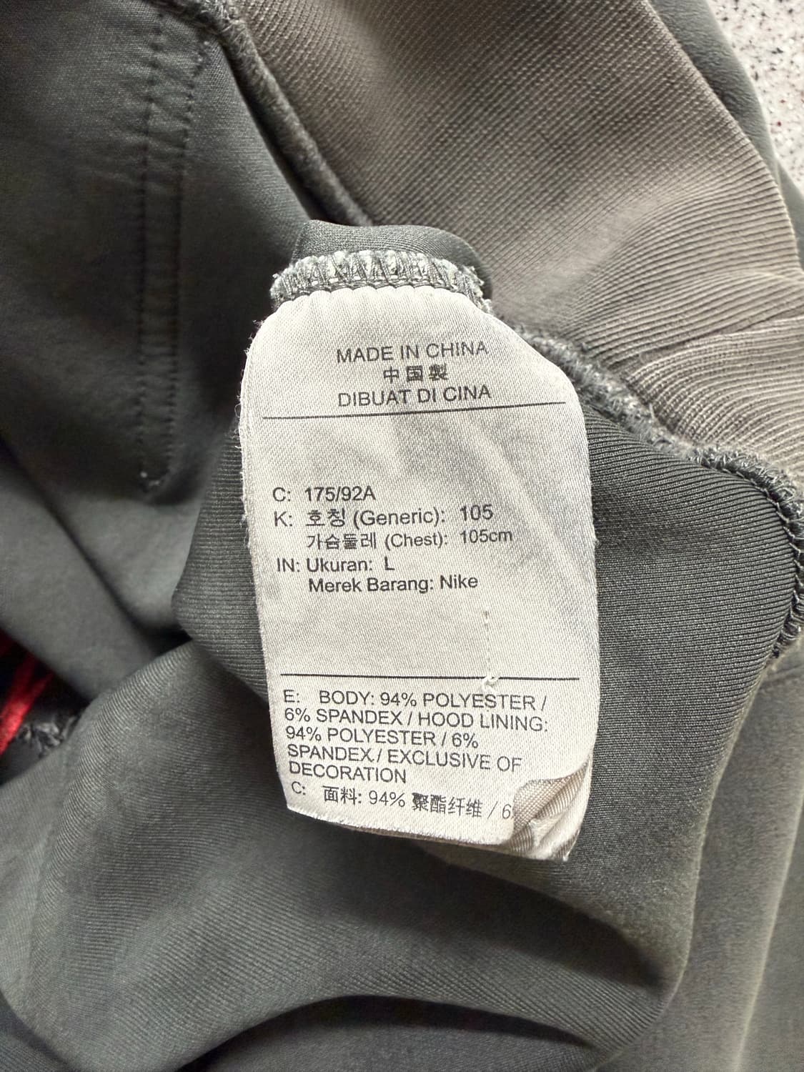 (L)조던 스캇 워싱 그레이 후드 상품이미지4