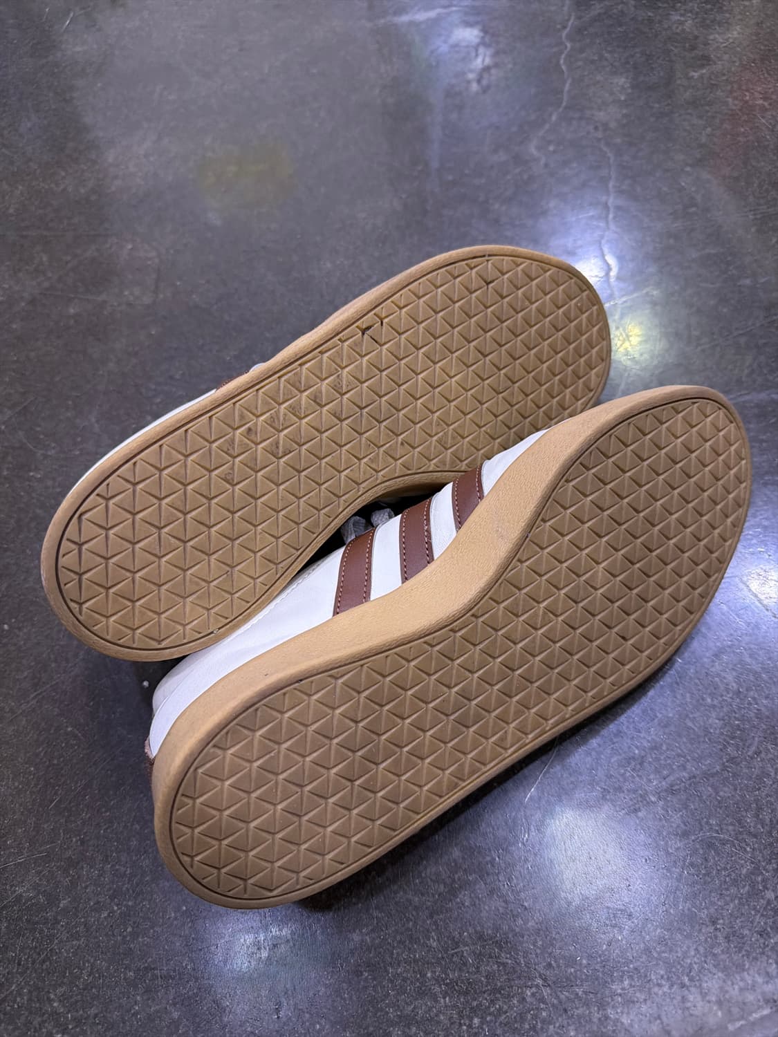 아디다스 네오 VL 코트 크림 브라운 스니커즈 245 상품이미지8