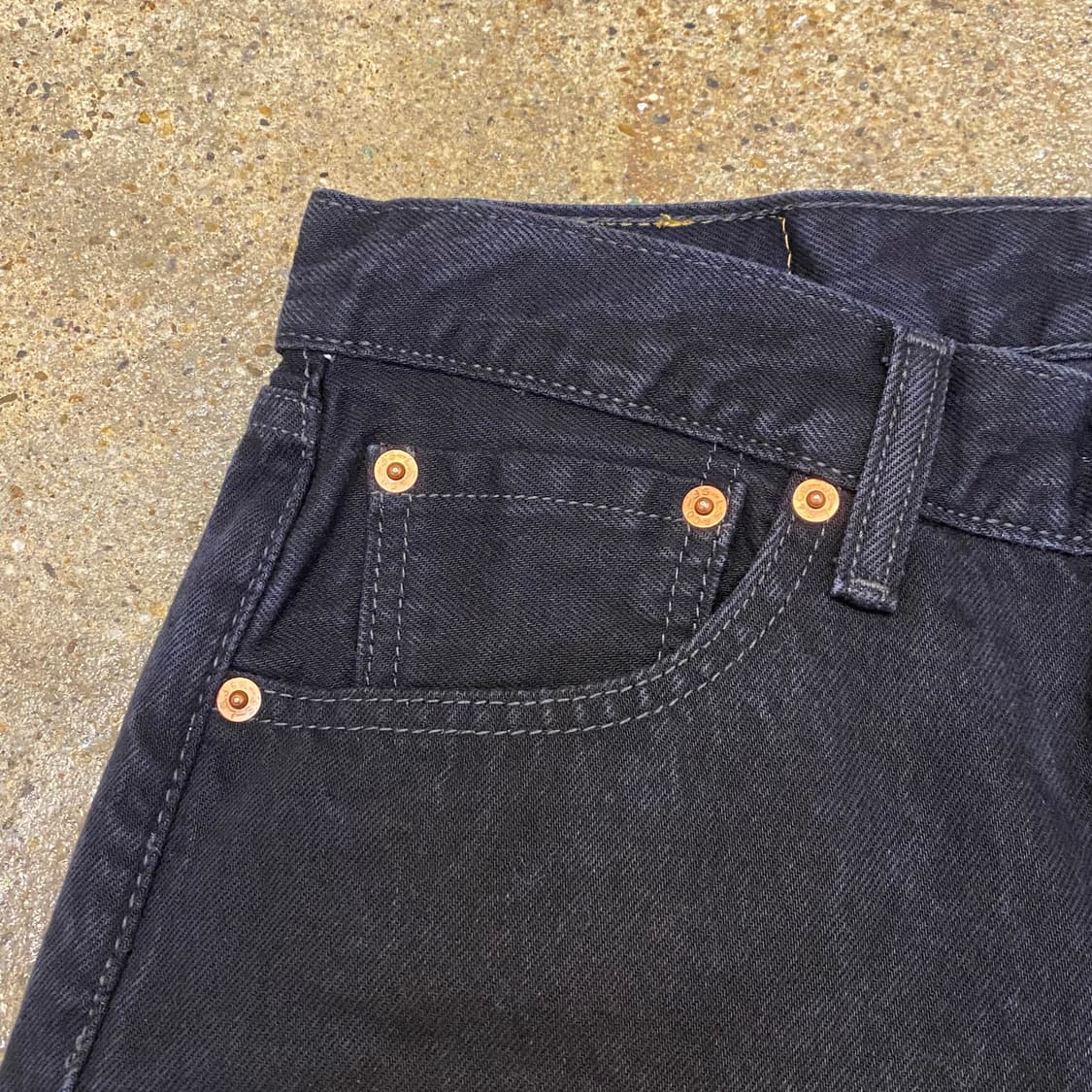 미국 빈티지 리바이스 501 블랙진 청바지 상품이미지4