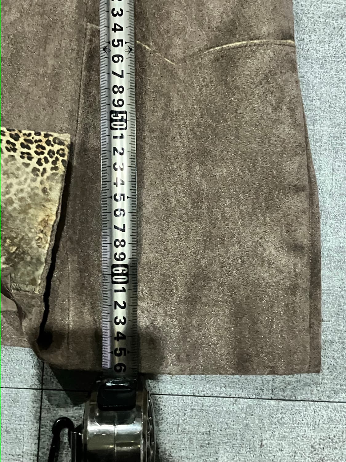 일본빈티지 Neufrau 오리엔탈보헤미안 아메카지 레오파드자켓 상품이미지3