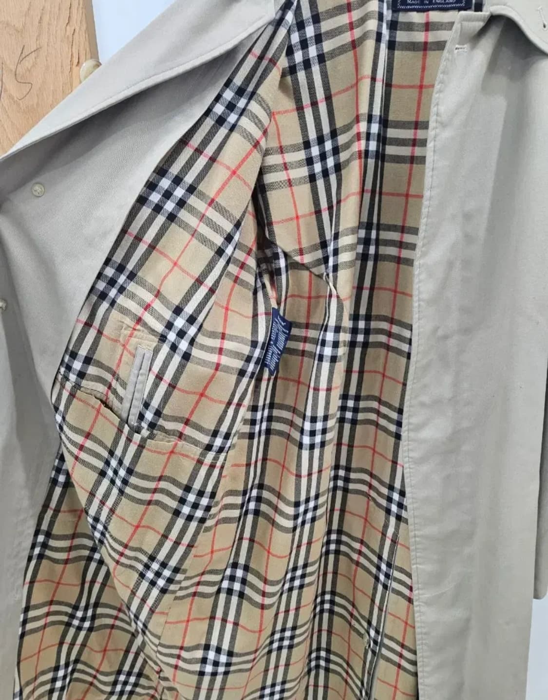 버버리 구형 남성 트렌치 코트 상품이미지3