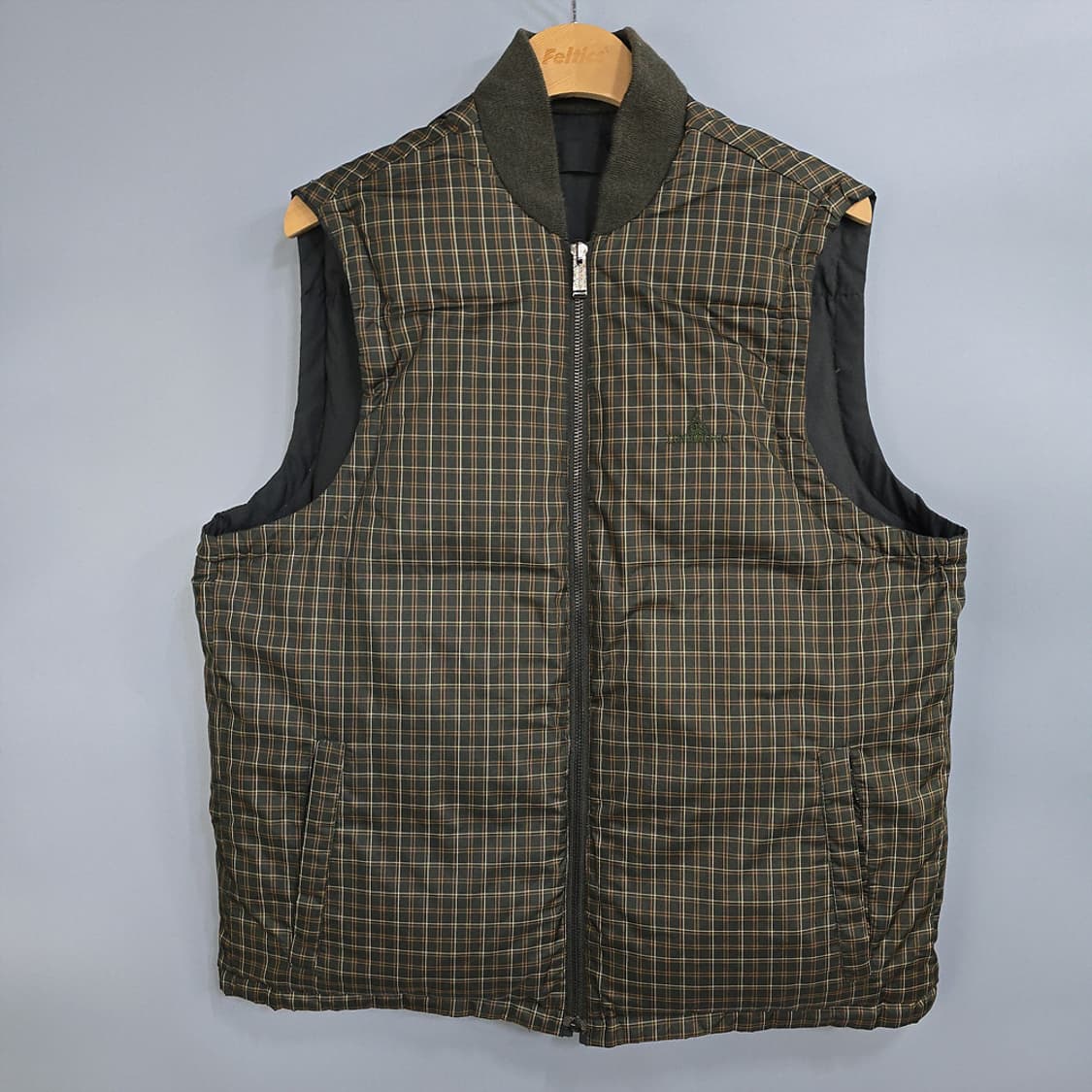 런던포그 빈티지 양면 패딩 베스트 95 상품이미지4