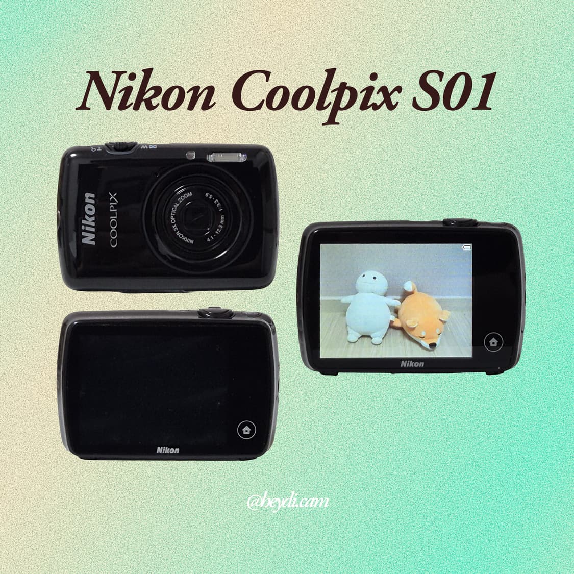 초미품 니콘 쿨픽스s01 블랙 (nikon coolpix s01) 상품이미지2