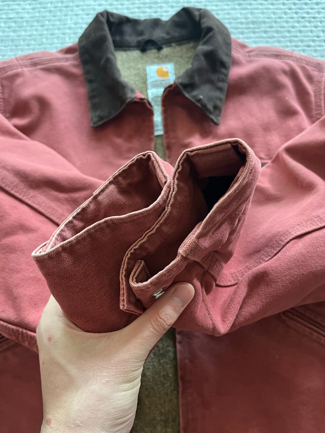 [M] 칼하트 디트로이트 자켓 살몬 vrs wj97 j97 상품이미지4