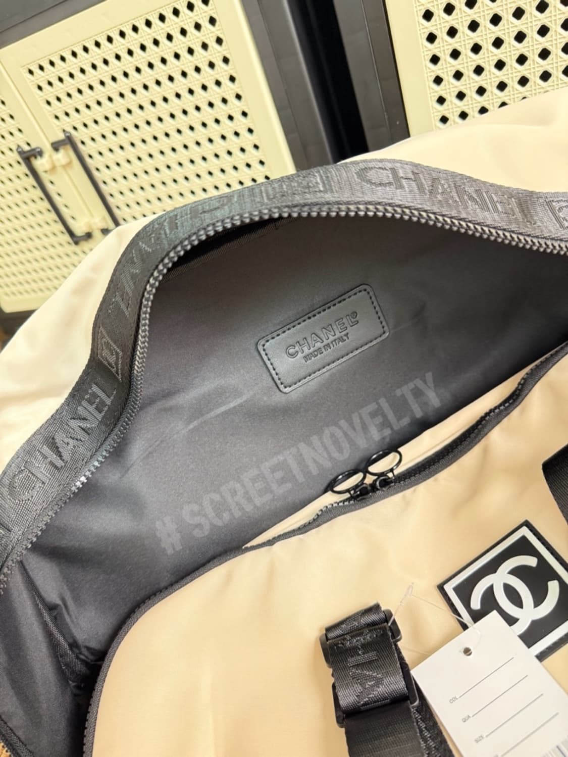 샤넬뷰티 보스턴백 여행가방 아이보리 무료배송 상품이미지6