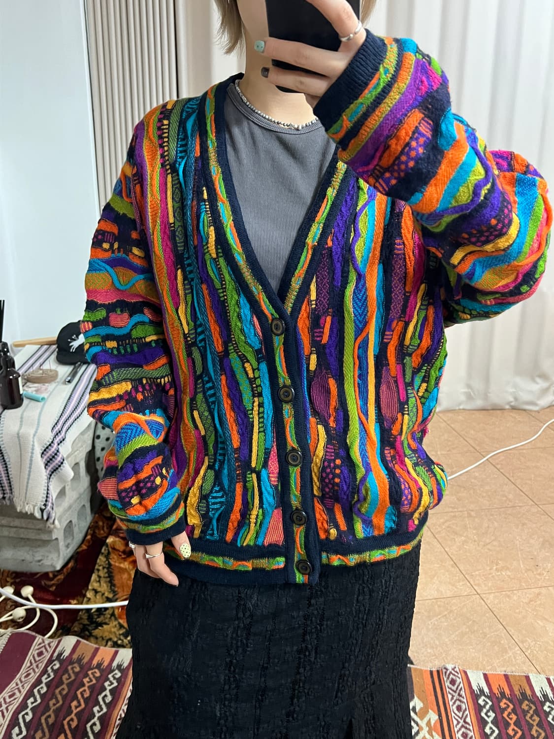 limnos 빈티지 케이블 니트 가디건  상품이미지1