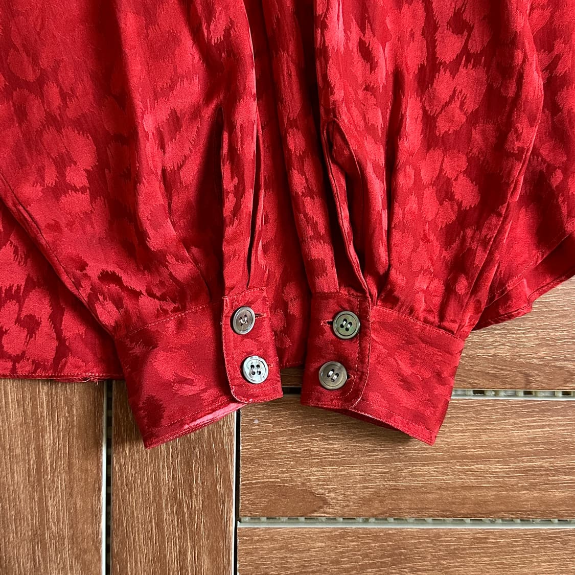 Boutique by elegance leopard silk shirts 상품이미지5