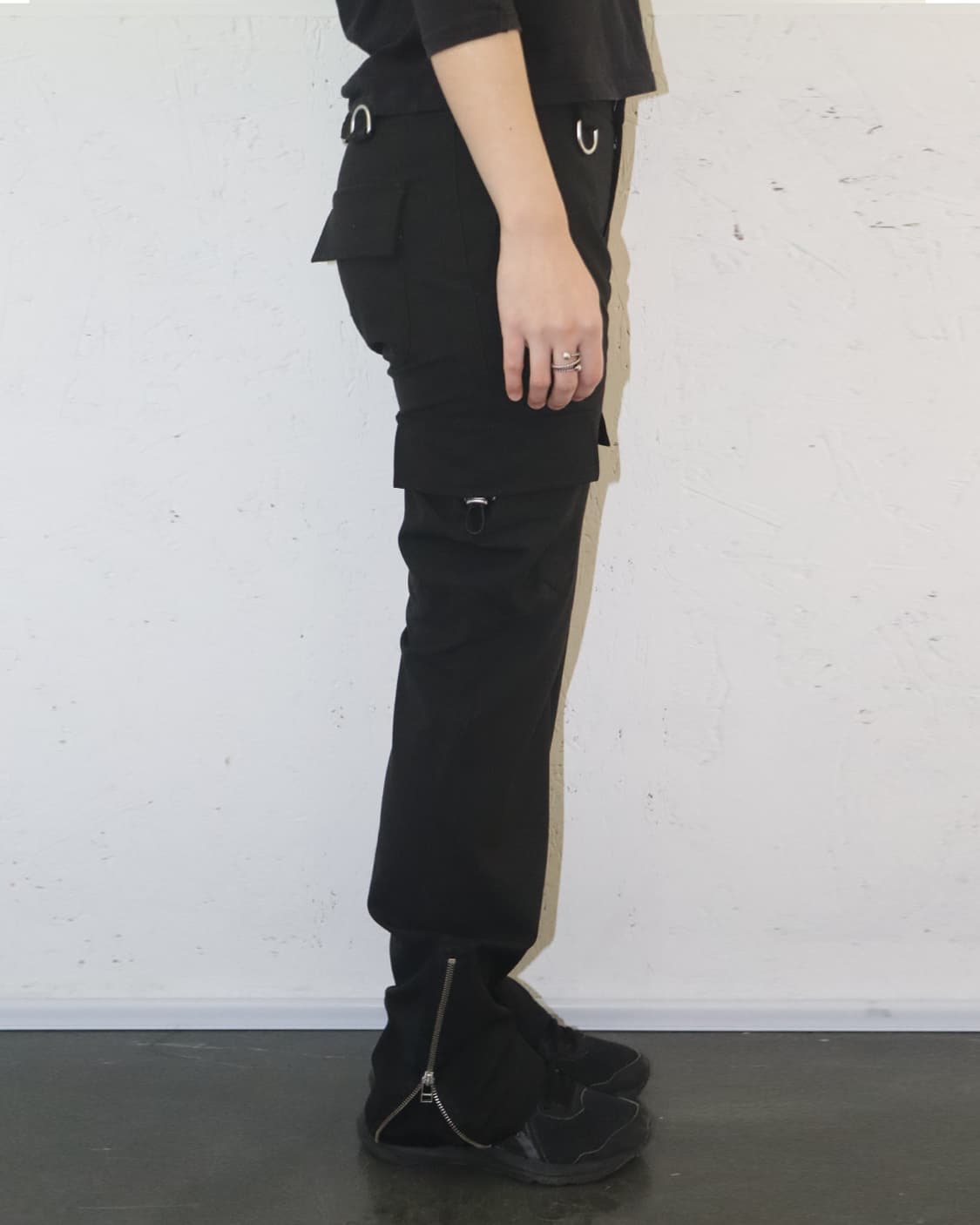 코페르니 로우라이즈 플레어 카고 팬츠 상품이미지2