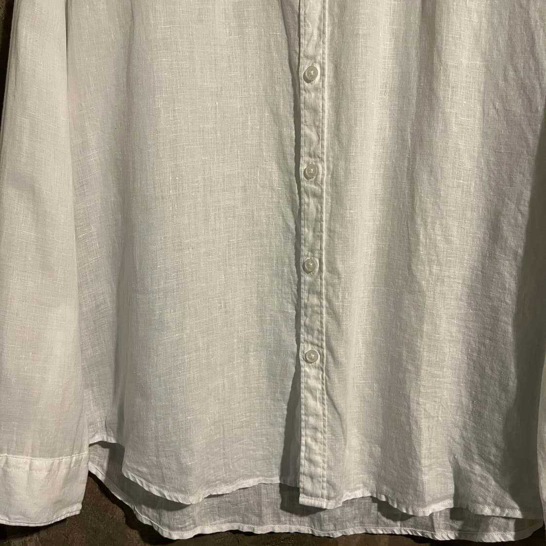 헤지스 헨리넥 린넨 셔츠 상품이미지3