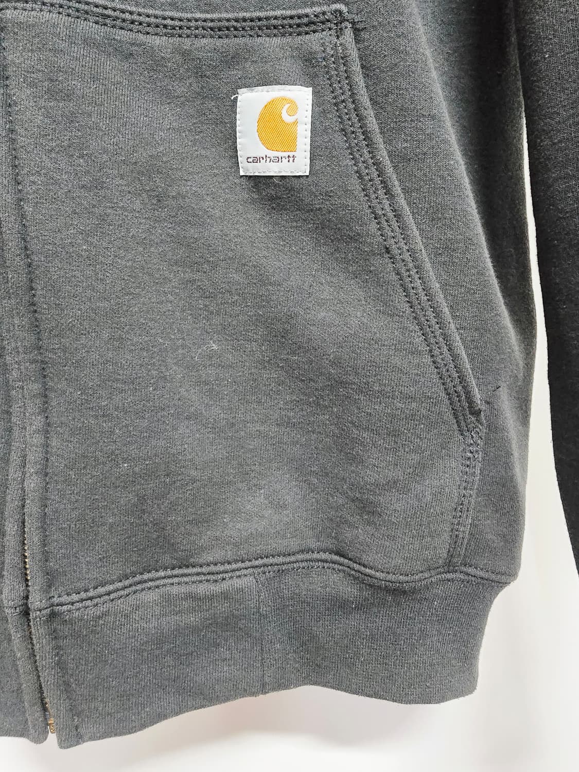 칼하트 블랙 후드집업 상품이미지3