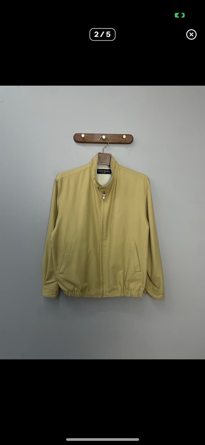 입생로랑 베이지 블루종 자켓 A3422 상품이미지2