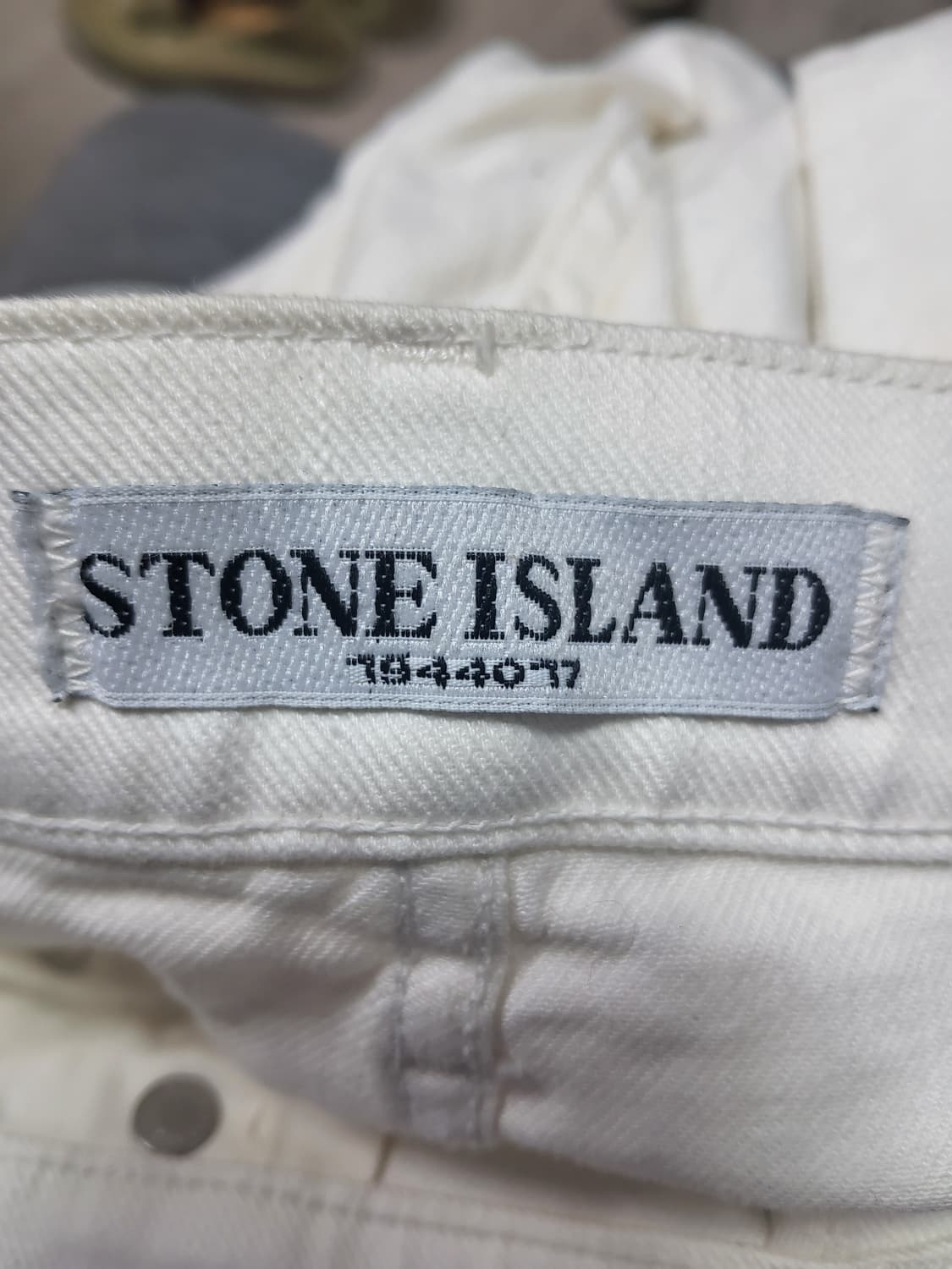 스톤아일랜드 화이트 데님 팬츠 31~32 새상품 상품이미지9