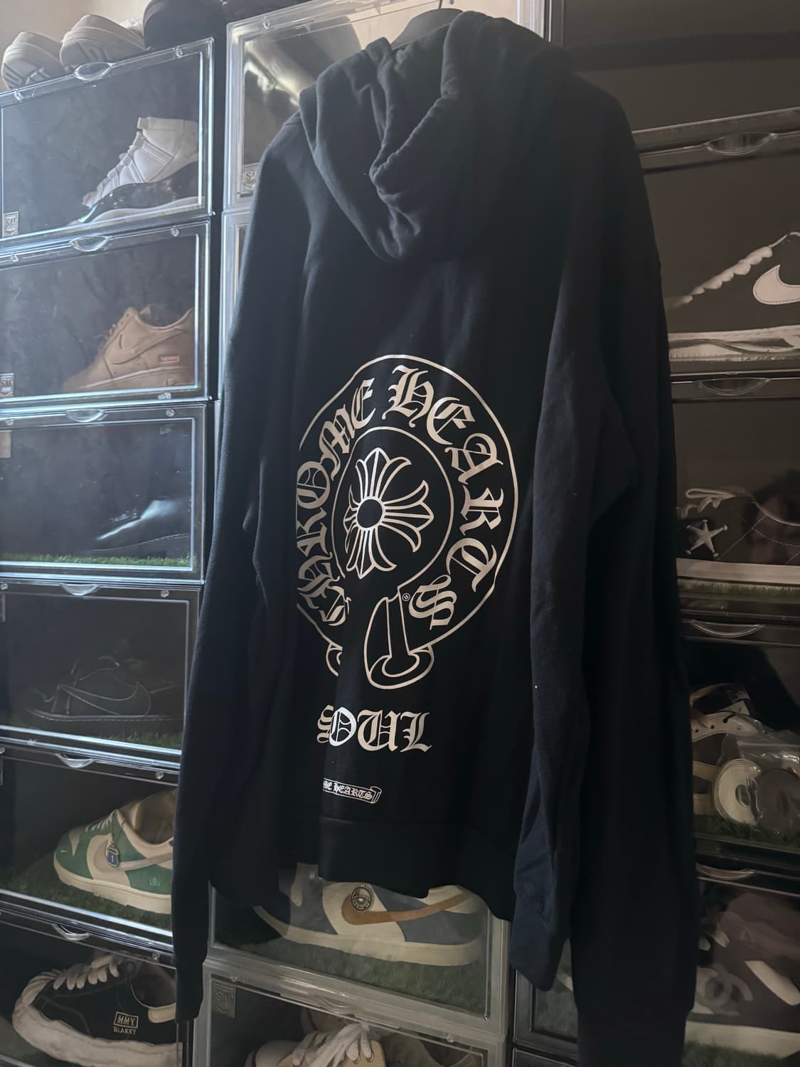 크롬하츠 홀스슈 후드 블랙 - 한국 한정 XL 상품이미지2