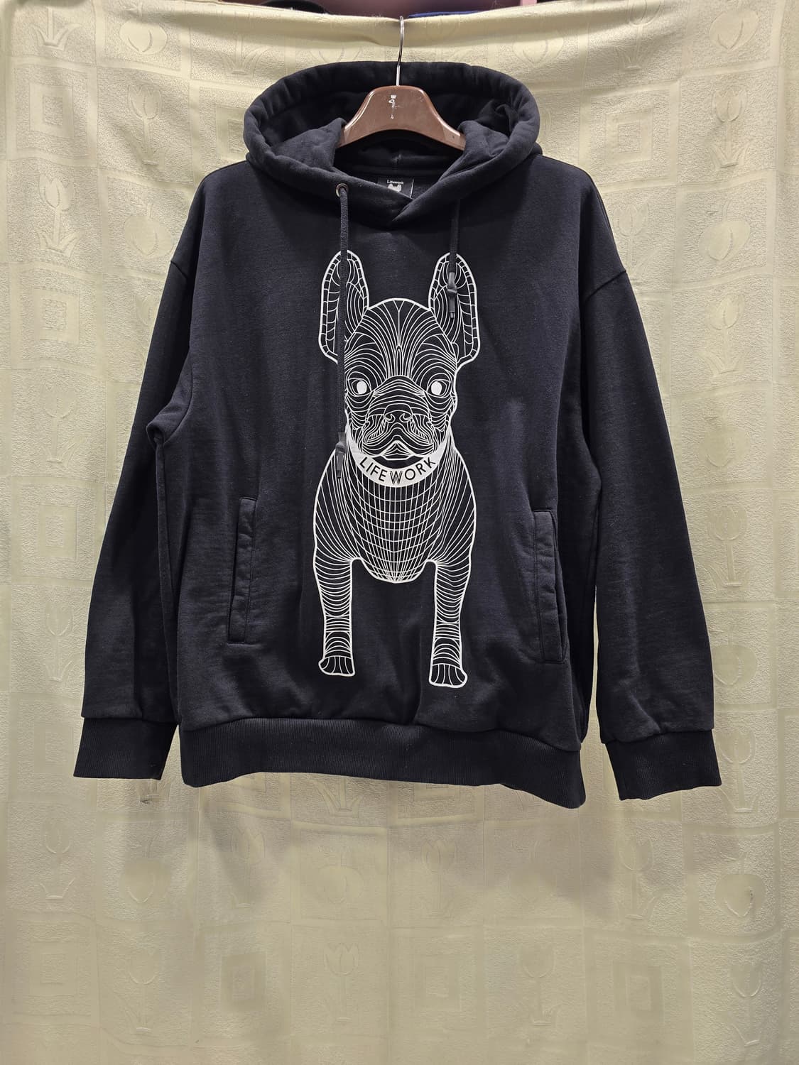 라이프워크 기모 강아지 후드티 티셔츠 100 상품이미지1