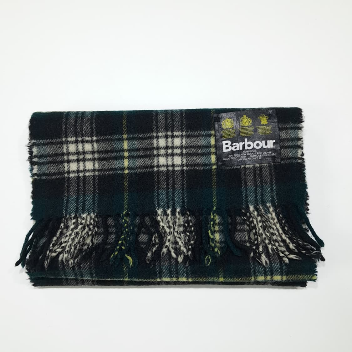 MX559 바버 90s 스코틀랜드판 램스울 하우스타탄 머플러 목도리 상품이미지6
