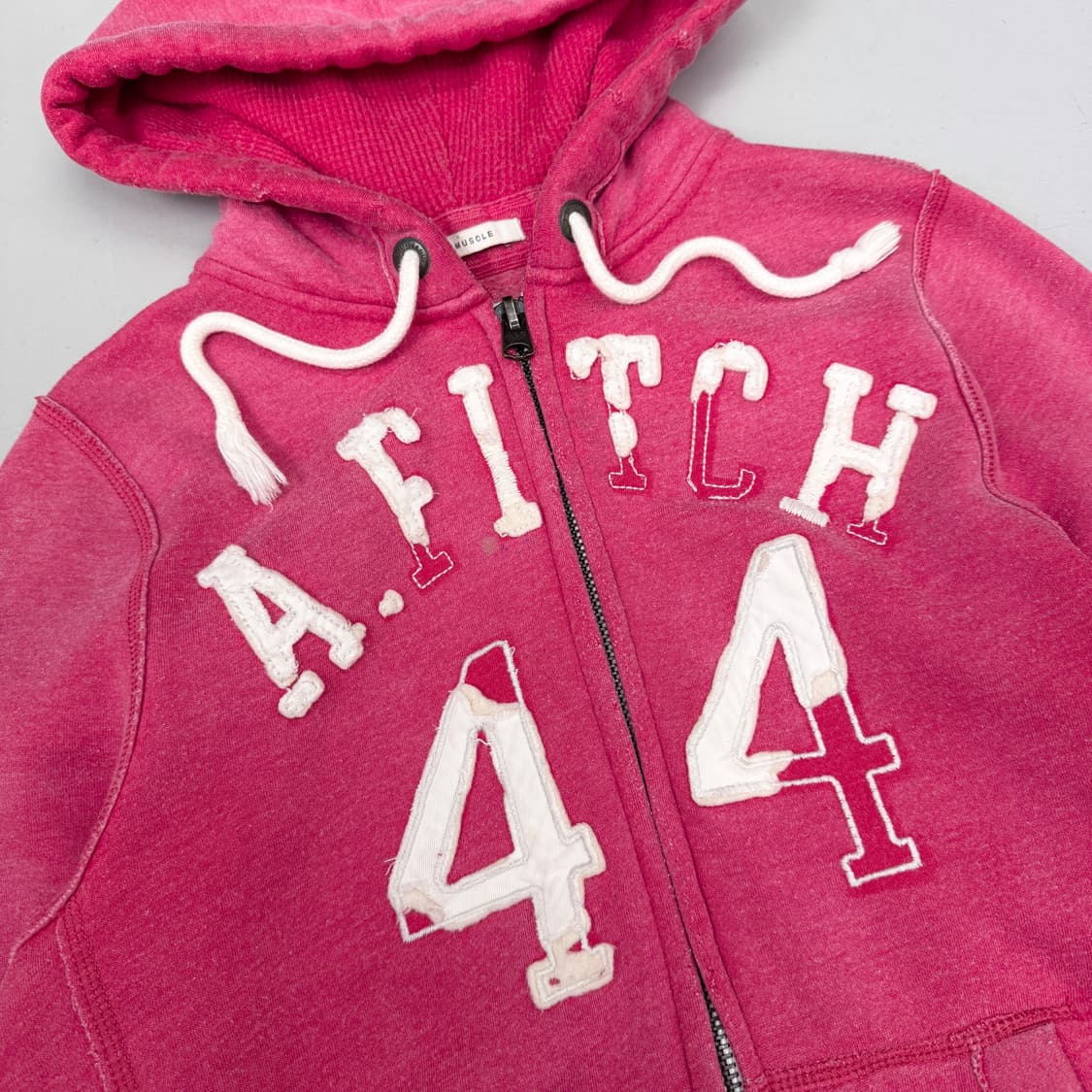 아베크롬비 Y2K 아치로고 후드집업 상품이미지3