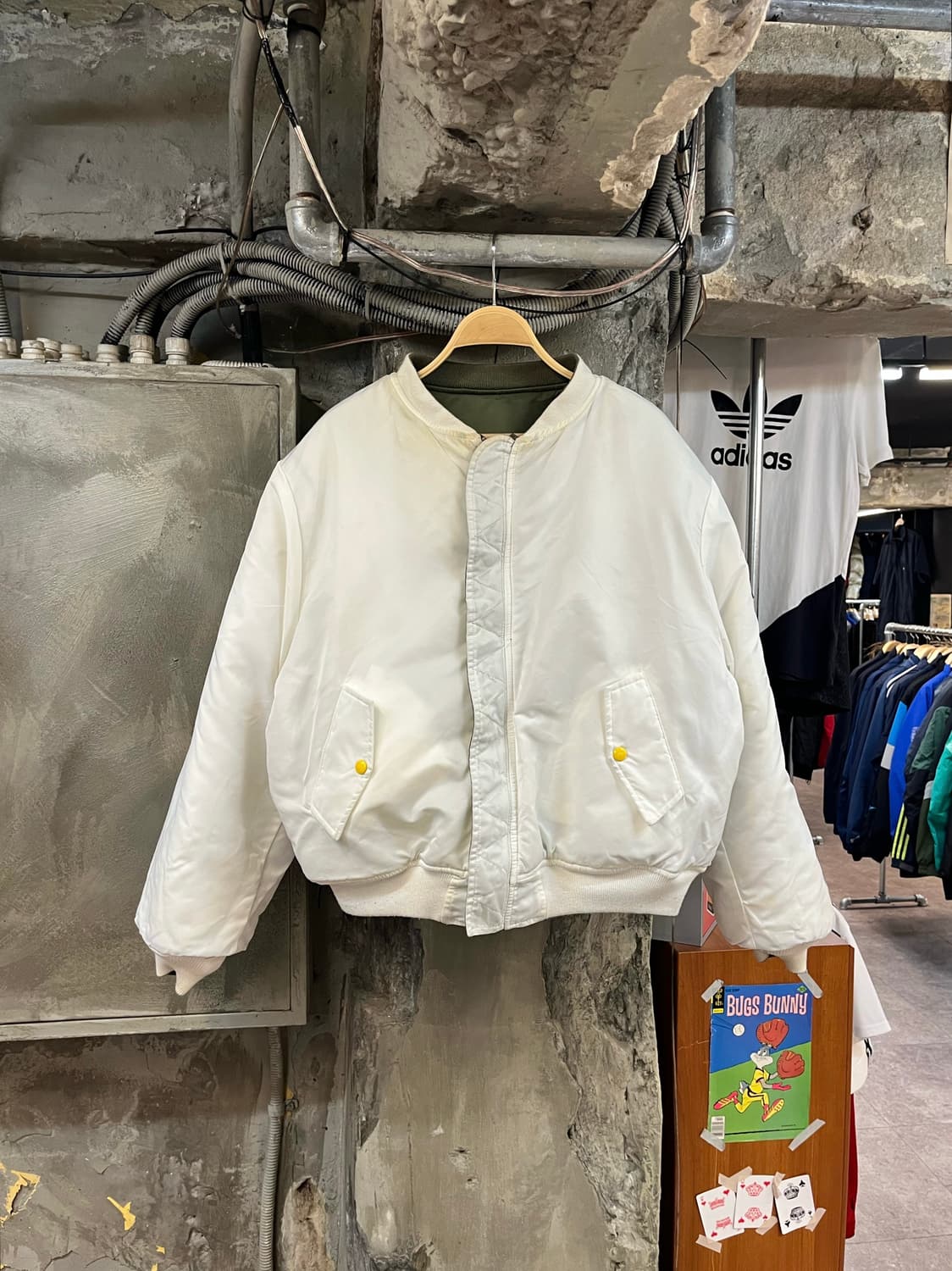 빈티지 리버시블 항공점퍼 카키 #csz2839 상품이미지2