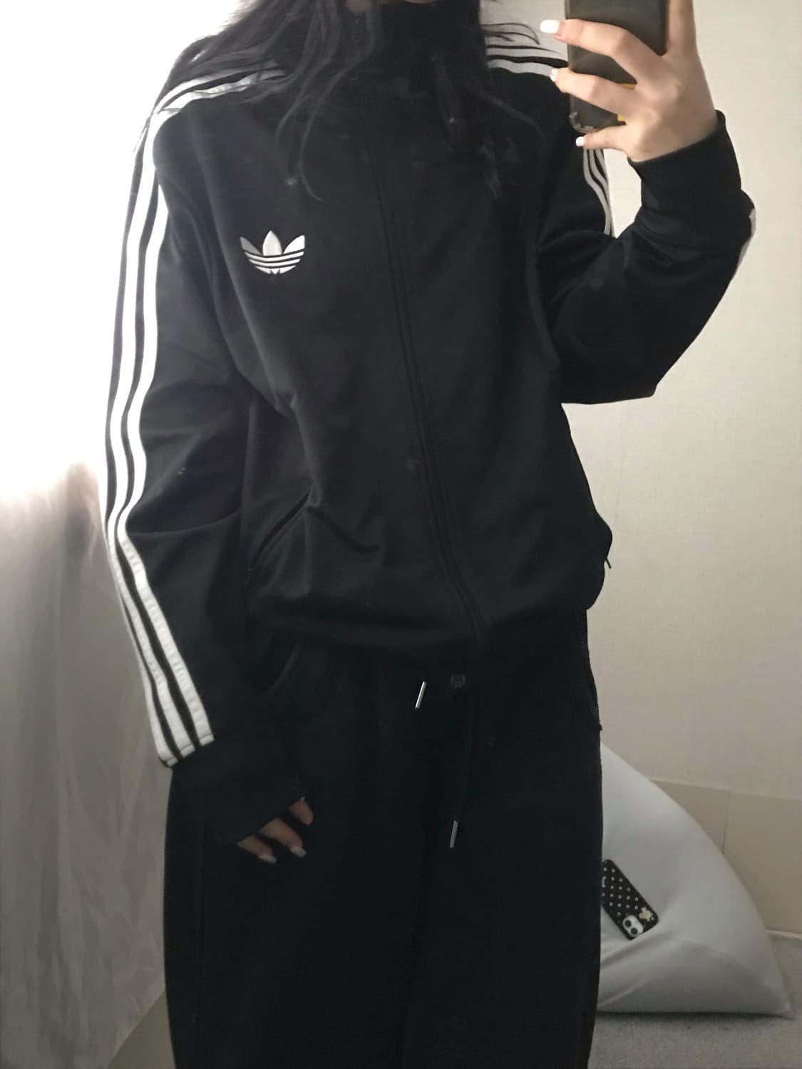 아디다스 블랙 구파이어버드 트랙탑 상품이미지2