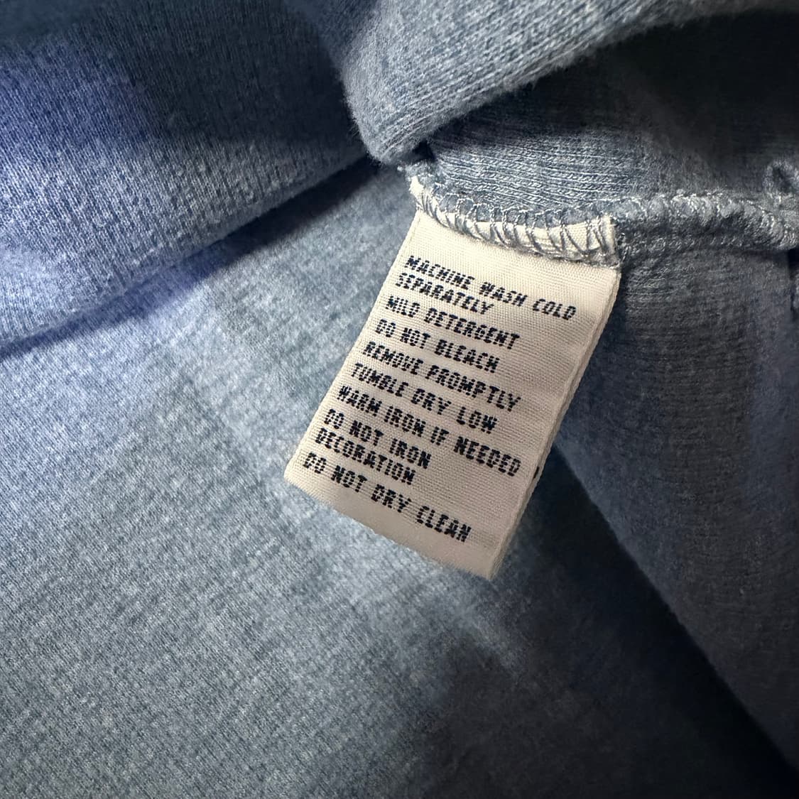 폴로 랄프로렌 스카이 블루 코튼 하프집업 니트 상품이미지4