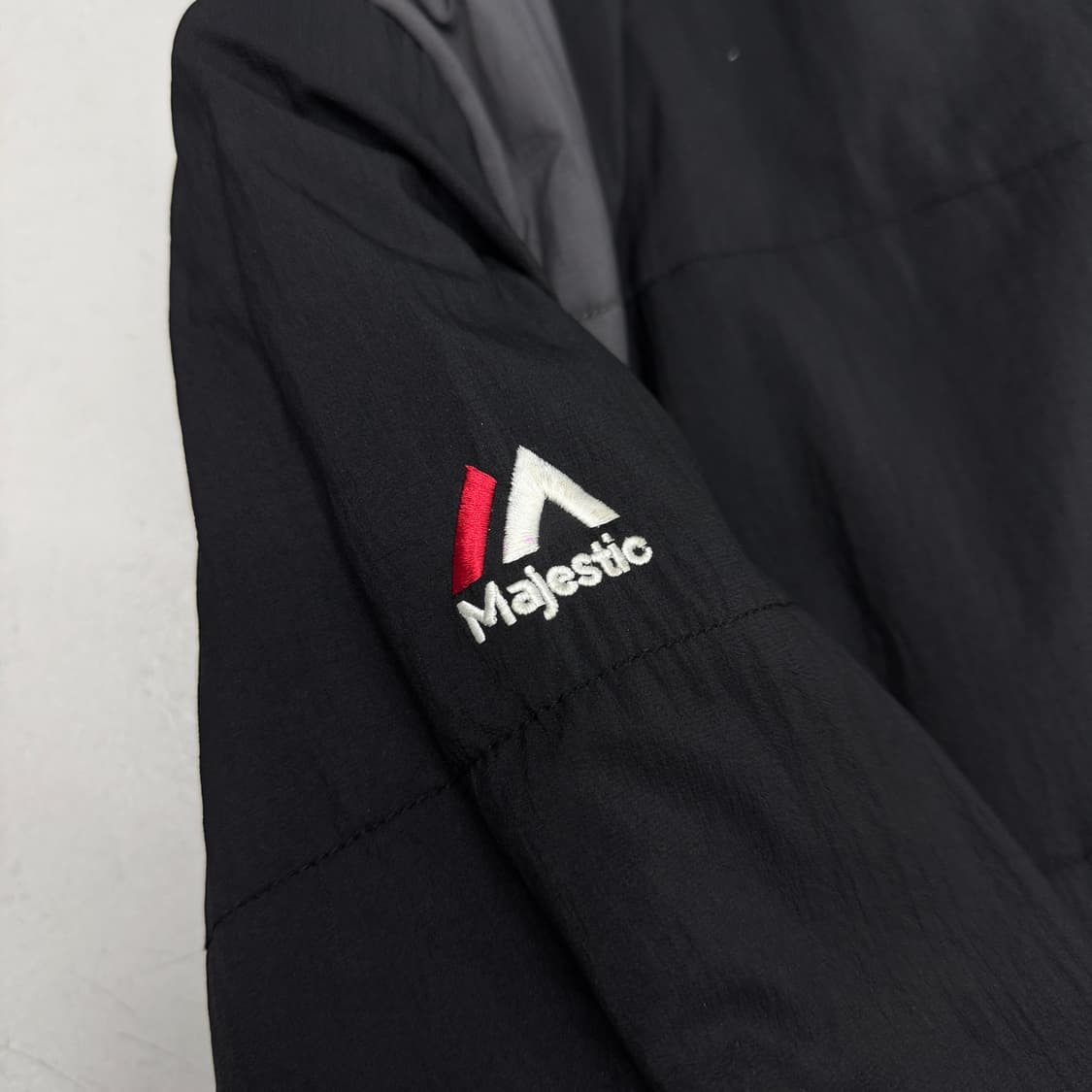 마제스틱 나일론 올드스쿨 배색 패딩 점퍼 자켓 상품이미지4