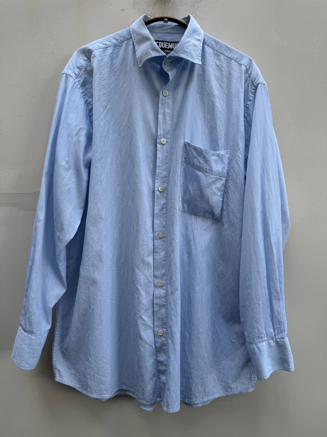 자크뮈스 르 가조  스트라이프 코튼 셔츠  JACQUEMUS LE GAD 상품이미지1