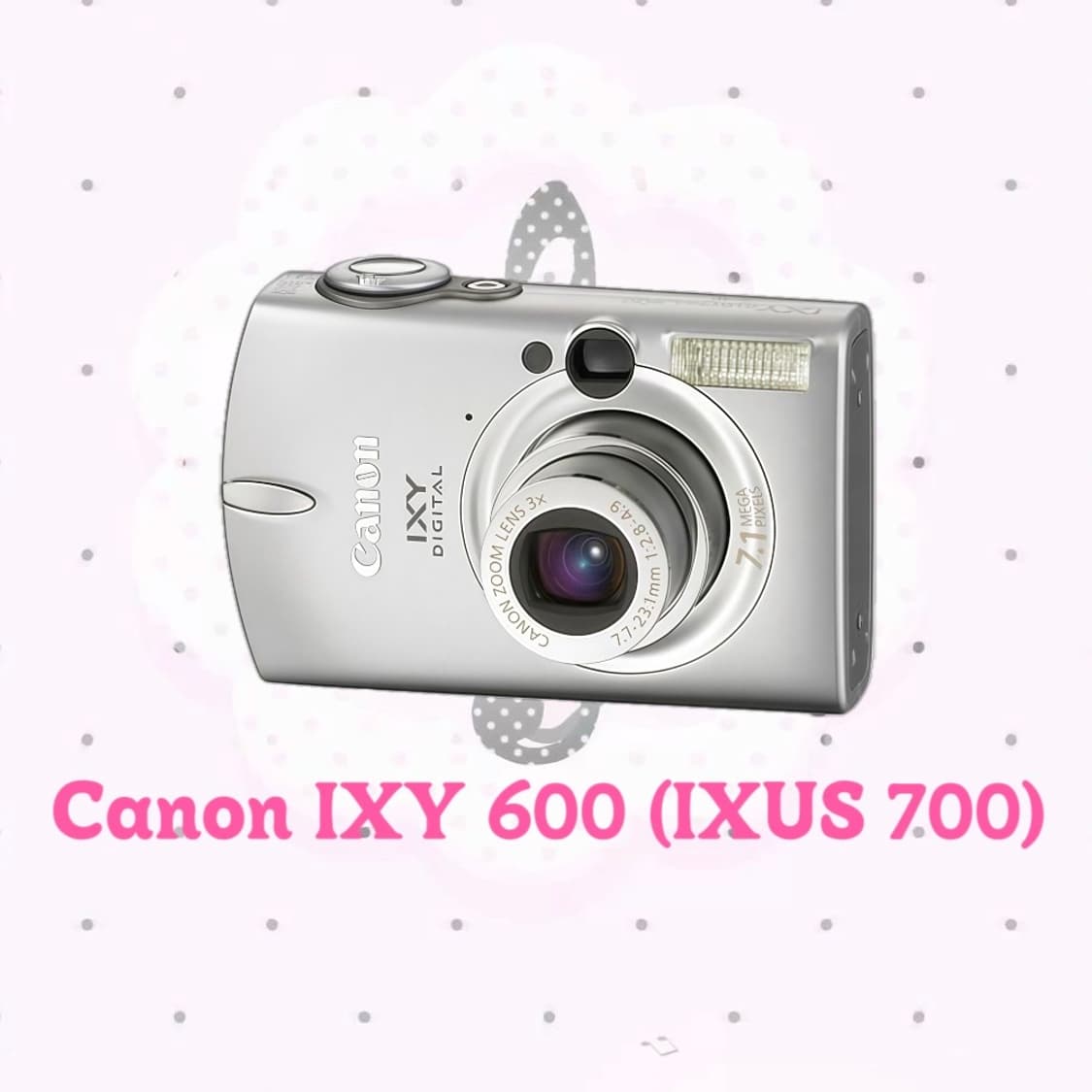 [한국어🍀/작례⭕️] 캐논 IXY600(IXUS700) 빈티지 디카 상품이미지1