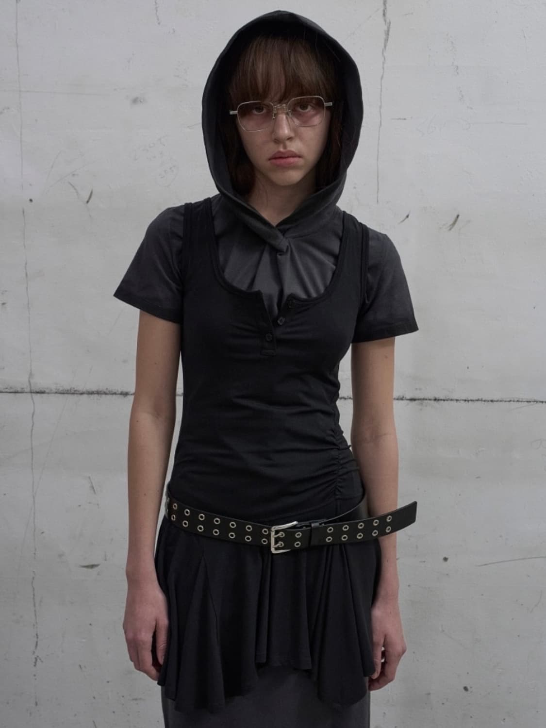 lcdc 프릴 슬리브리스 탑 상품이미지1