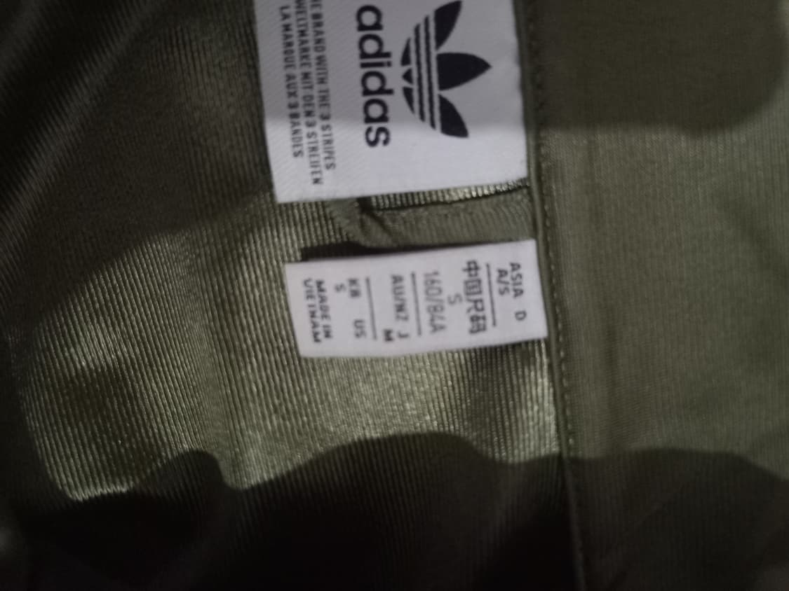 아디다스 파이어버드 카키 트랙탑 저지 져지집업 90/S 상품이미지3