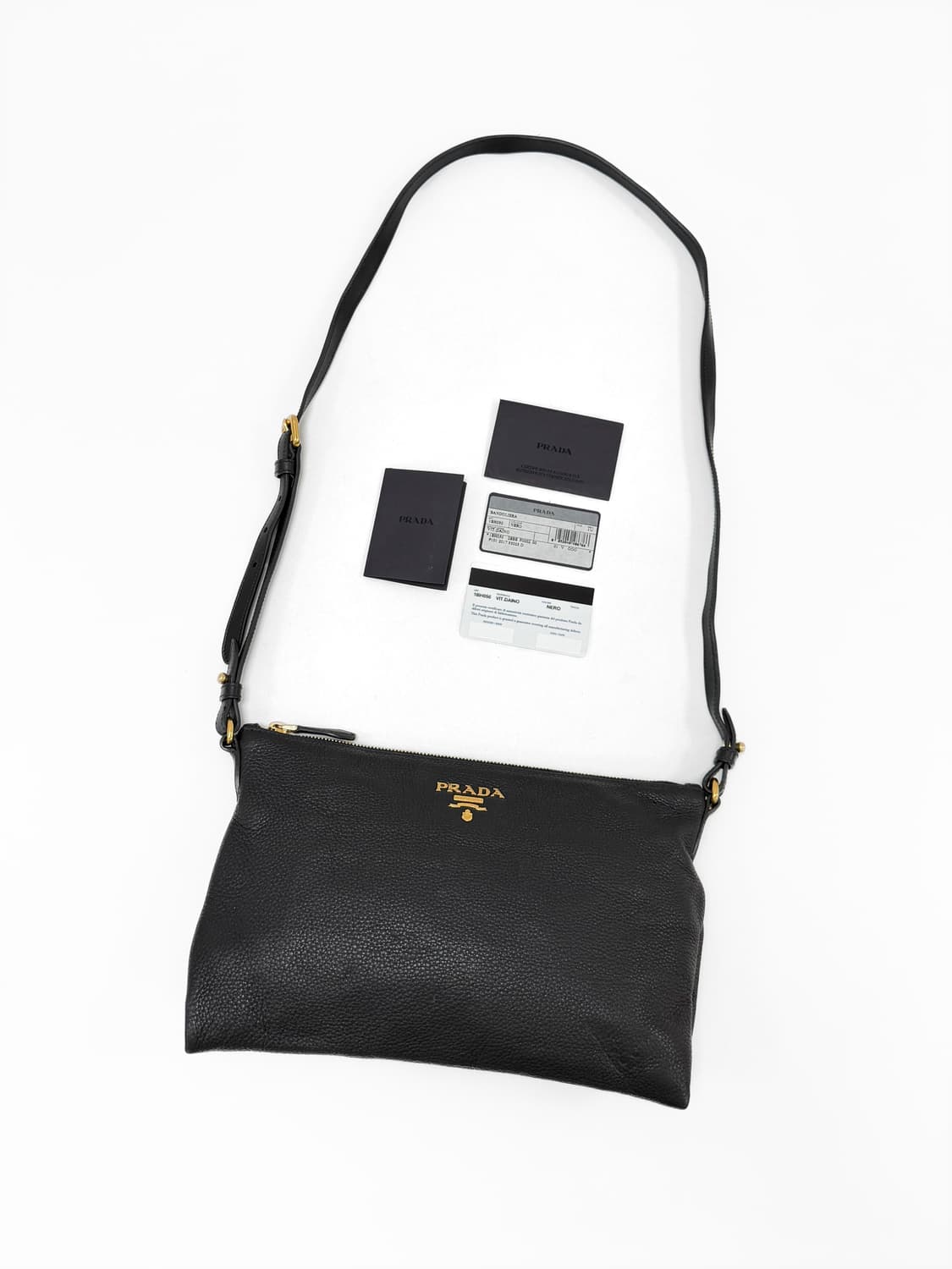 프라다 1BH050 비텔로 다이노 레더 크로스백 상품이미지2