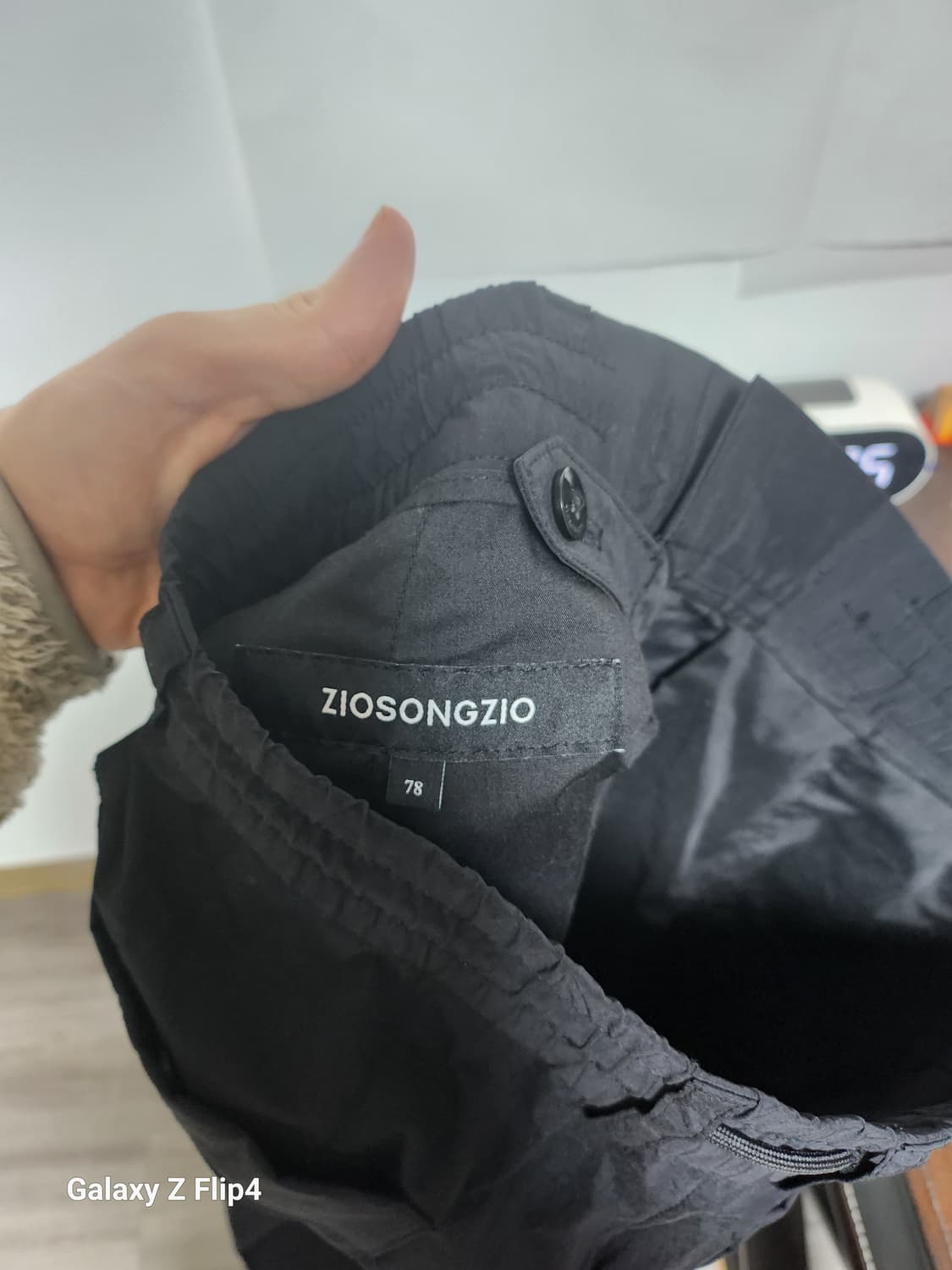 준지맛 지오송지오 나일론 와이드 팬츠 78 (1회착) 상품이미지4