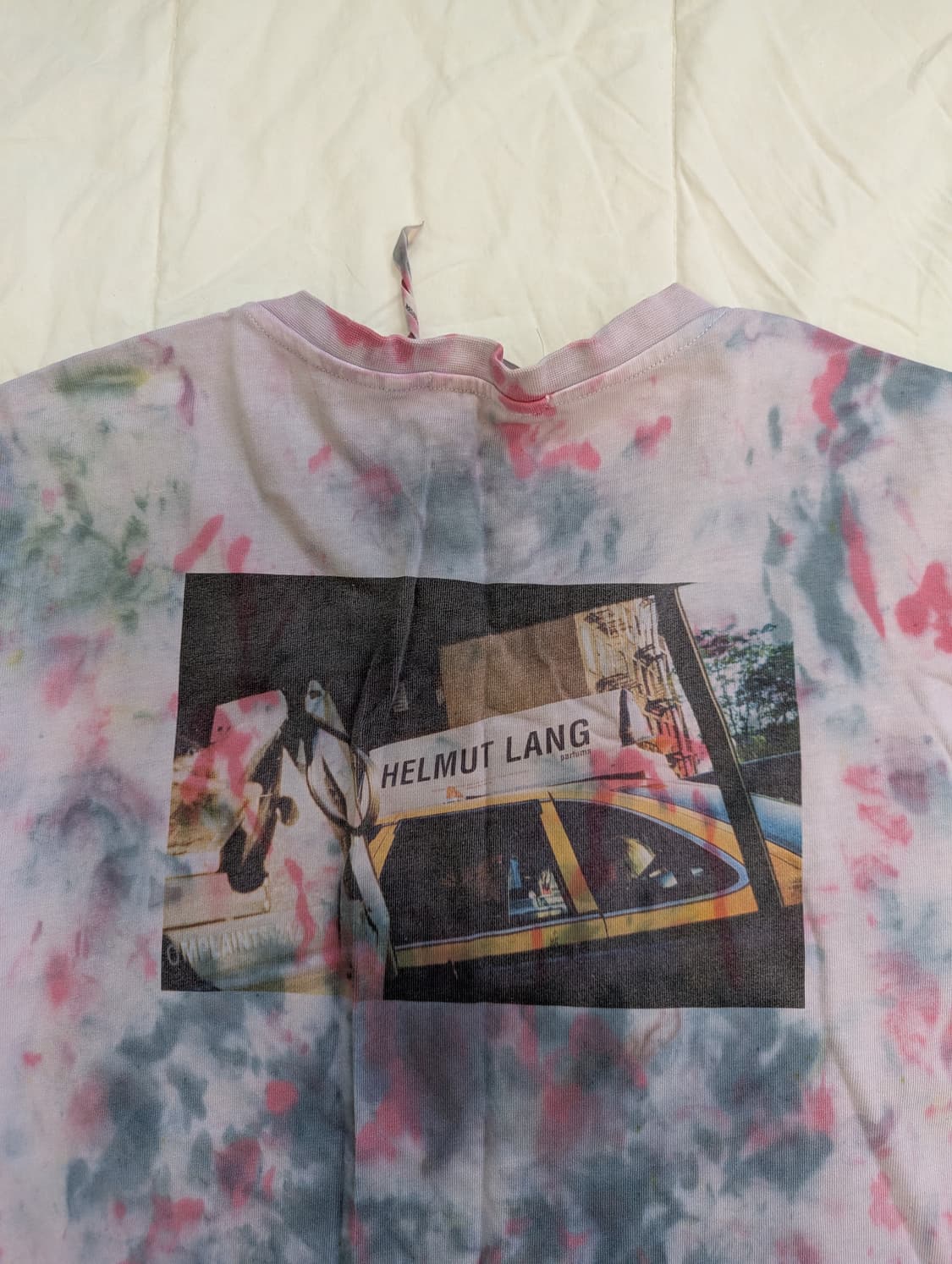 헬무트랭 택시 롱슬리브 타이다이 그래픽 티 상품이미지4