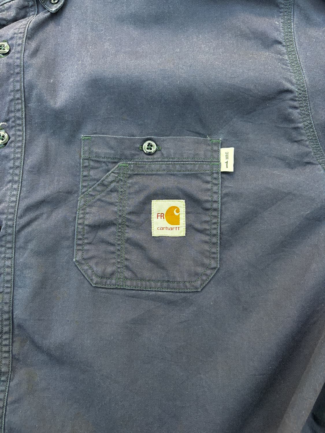 Carhartt FR 워크 셔츠 네이비 상품이미지2