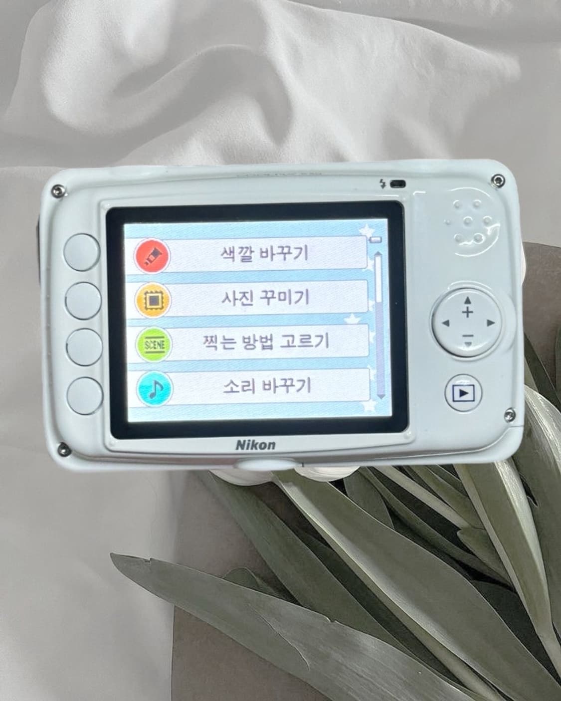 희귀) 니콘 쿨픽스 S30 화이트 디카 빈티지 캠코더 / 캐논 소니 상품이미지3