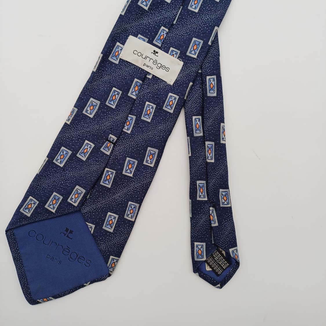 COURREGES 꾸레쥬 실크 넥타이 [BCF10803_0004-158] 상품이미지2