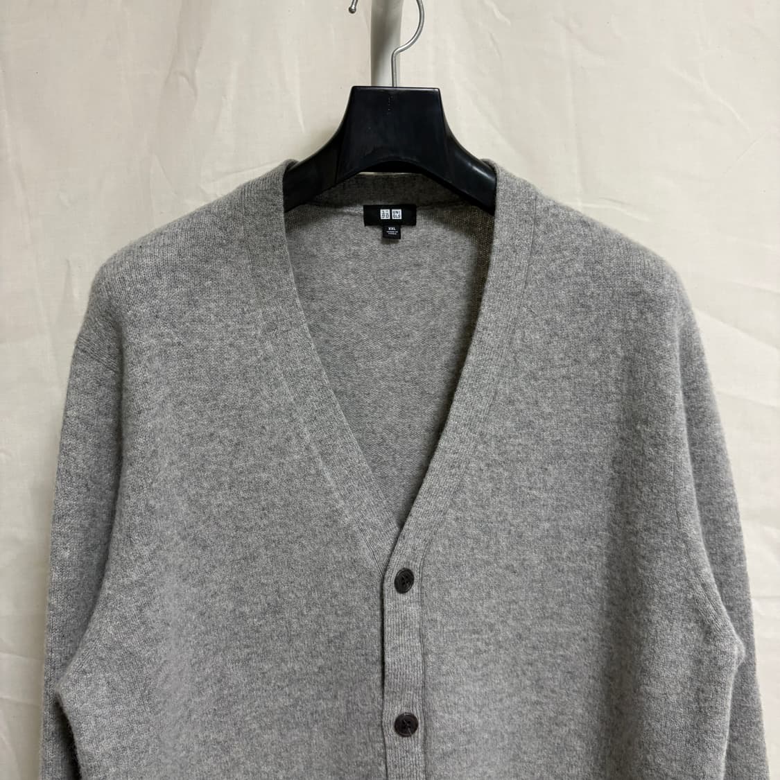 유니클로 램스울 가디건 / 그레이, XXL 상품이미지2