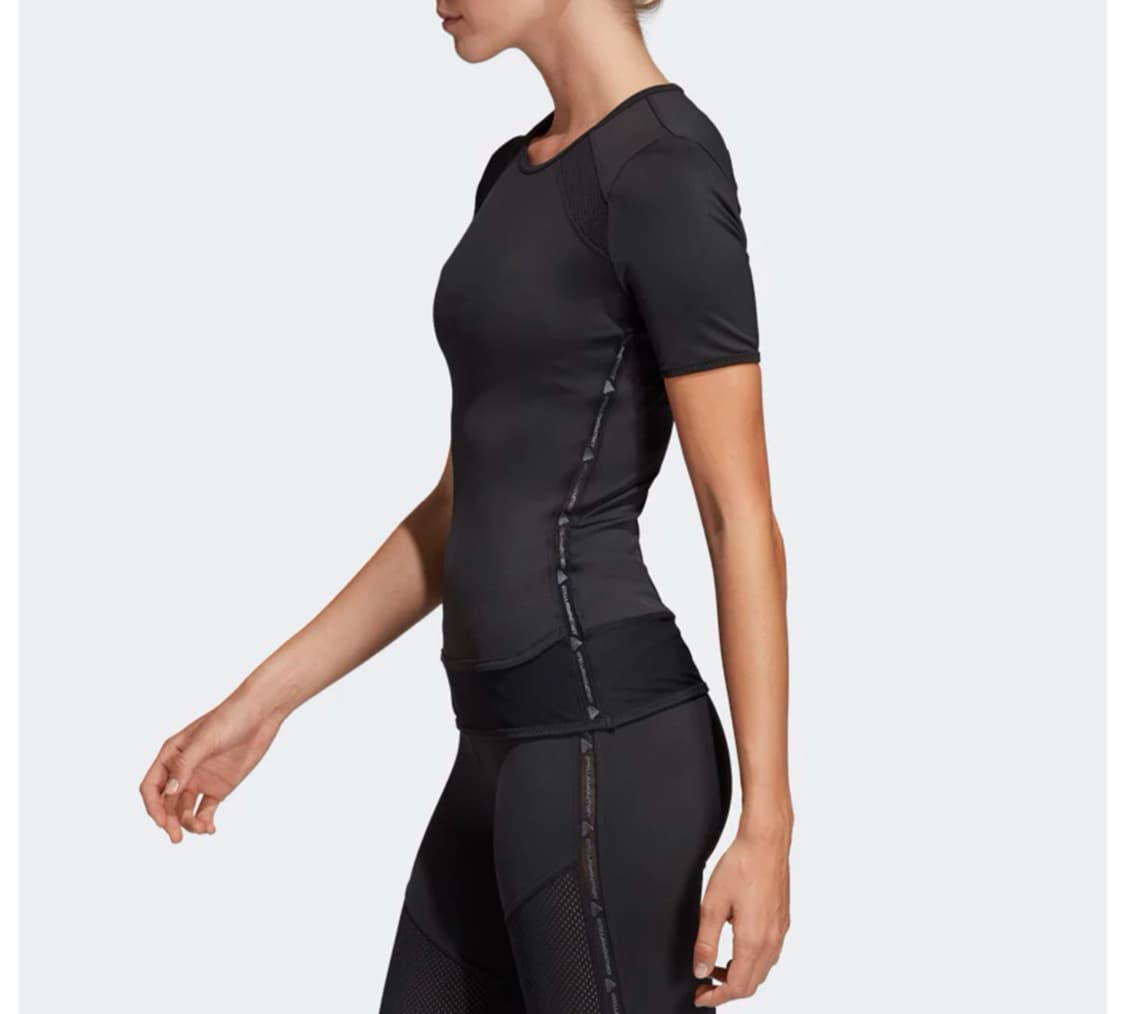 아디다스 x 스텔라 매카트니 메쉬 블렌드 에슬레틱 반팔 티셔츠 상품이미지3