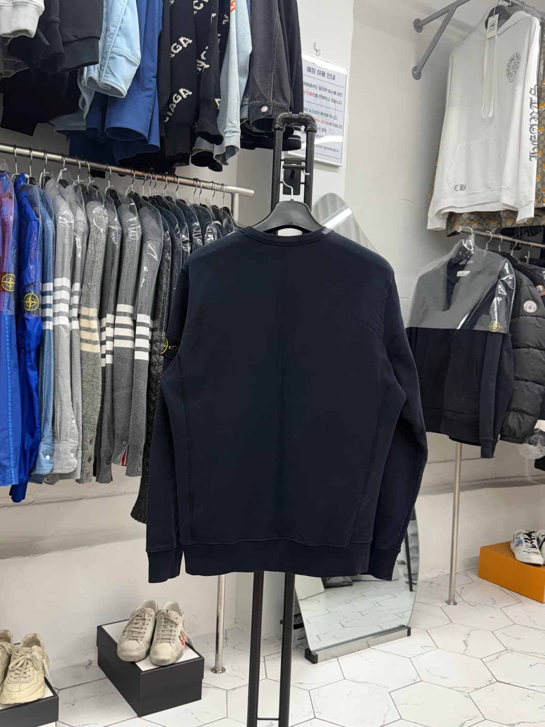 [XL] 스톤아일랜드 와펜 맨투맨 상품이미지2