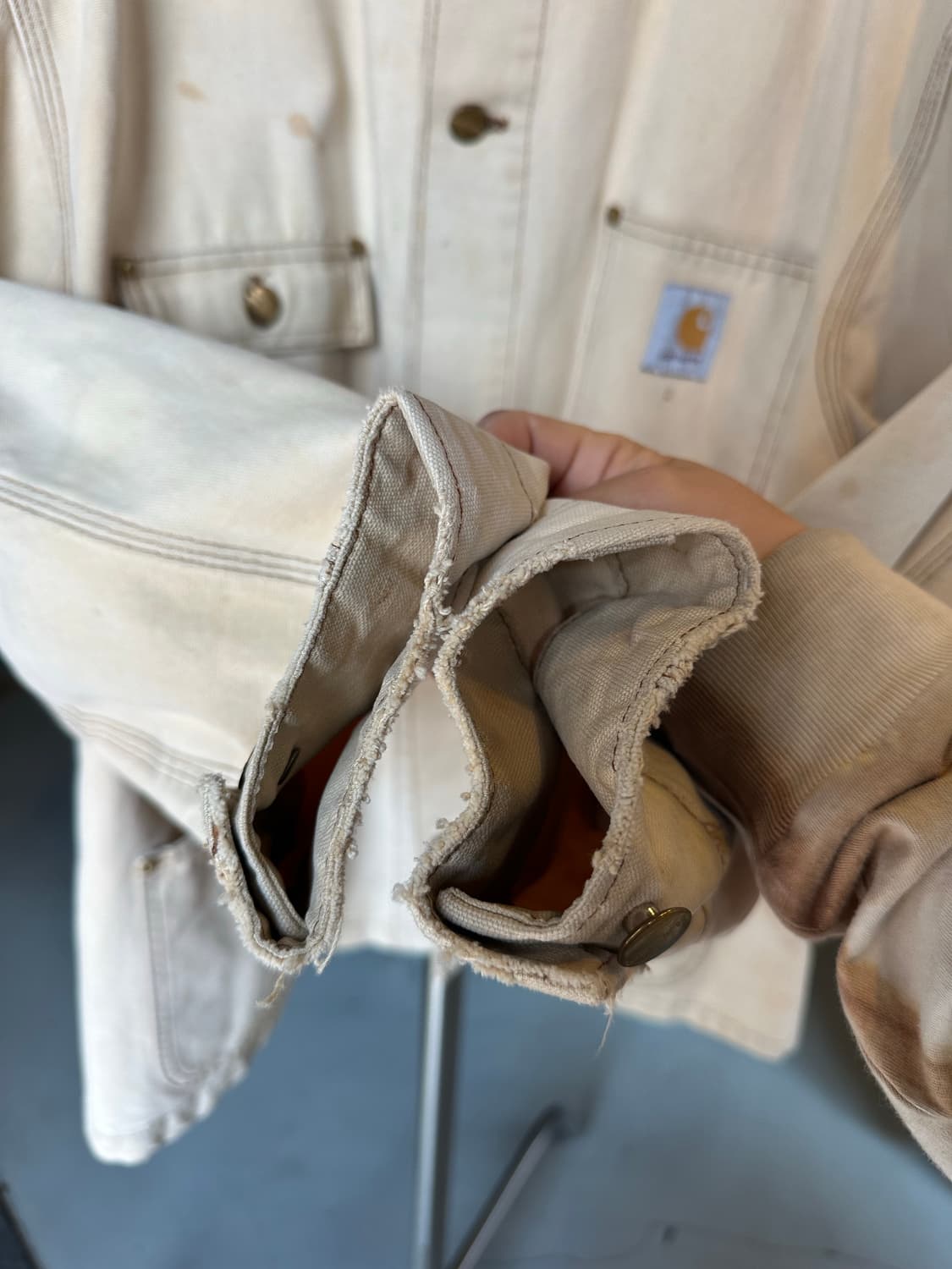 80s 칼하트 디트로이트 초어 워크자켓 상품이미지5