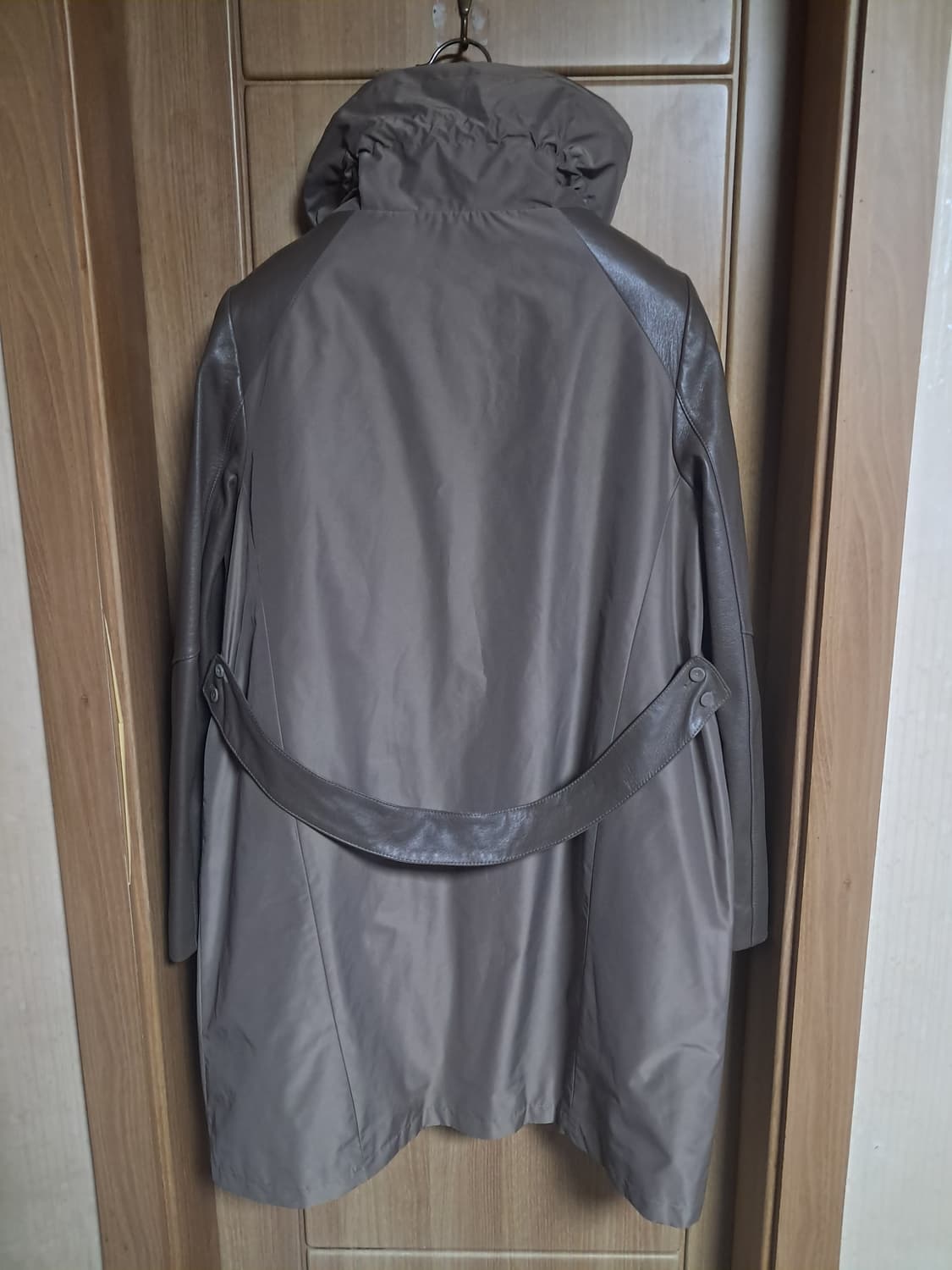 신장경 양피배색 패딩 코트55 상품이미지3