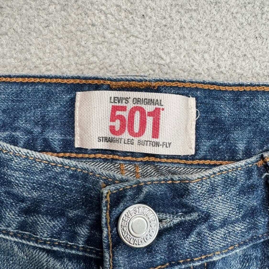 LEVI'S 501 클래식 핏 데님 팬츠 W30 L33 상품이미지3