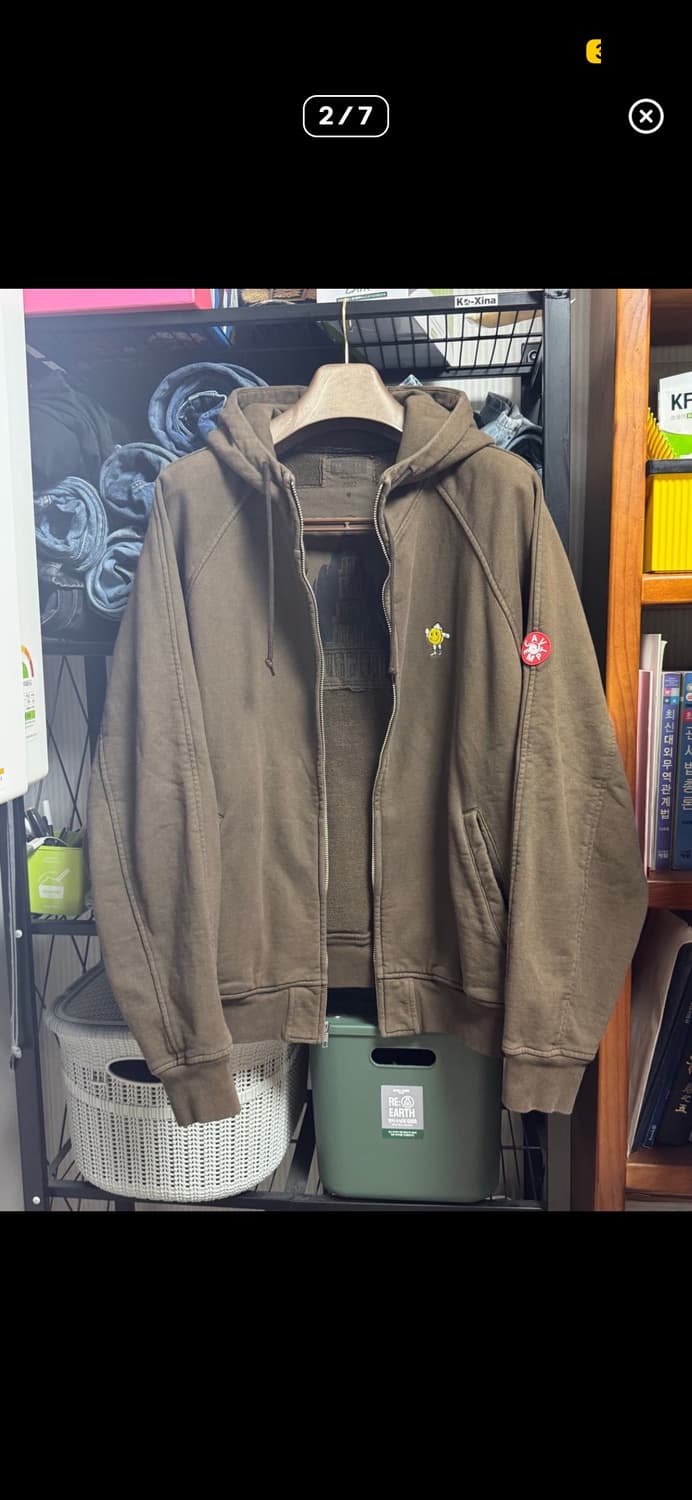 [XL] 카브엠트 22fw 오버다이 지그보이 후드집업 상품이미지2