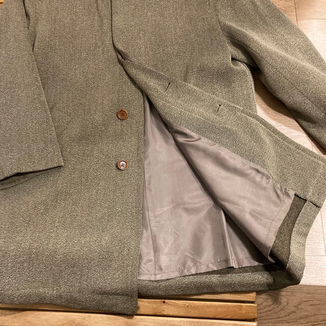 빈티지 겐조 (KENZO) 싱글 롱 코트 상품이미지3