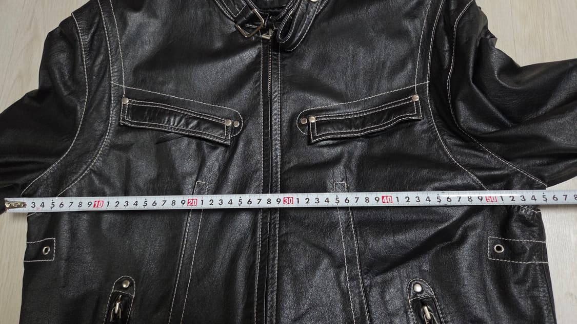(착샷) pos ture 가죽 자켓 바이커 상품이미지7